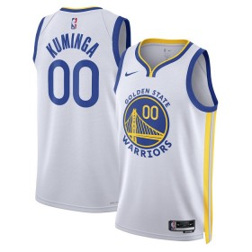 Dres Golden State Warriors Jonathan Kuminga 00 Nike 2022-23 Association Edition Bijela Swingman